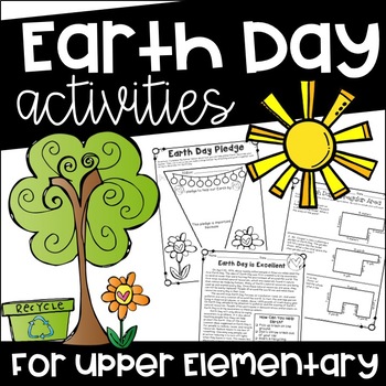 Preview of Earth Day Activities for Upper Elementary Math, Reading, Language Arts