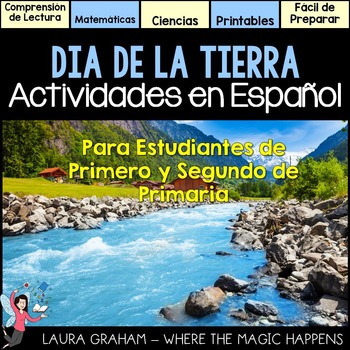 Preview of Earth Day Unit in Spanish - Dual Language