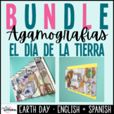Earth Day Activity Agamograph BUNDLE - English & Spanish -