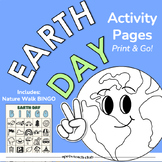 Earth Day Activity | Booklet | Nature Walk Bingo