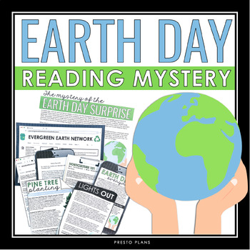 Preview of Earth Day Activity – Close Reading Environmental Inference Mystery For Earth Day