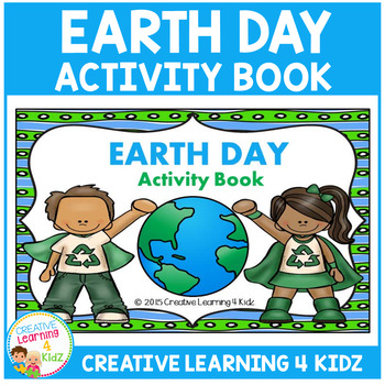 Preview of Earth Day Activity Cut & Paste Book Recycling