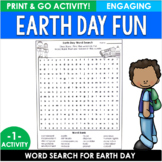 Earth Day Activity - Earth Day Word Search