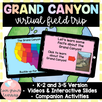Preview of Earth Day Activity Grand Canyon Virtual Field Trip