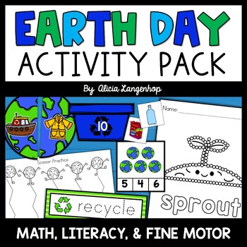 Preview of Preschool Earth Day Activities for Centers & Small Group