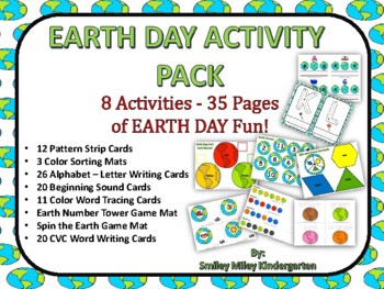 Preview of Earth Day Activity Pack - Centers
