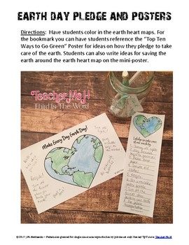 Earth Day Close Activity Pack with Close Reading by Teacher Ms H