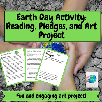 Preview of Earth Day Activity: Reading, Pledges, and Art Project