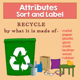Earth Day Activity | Sort & Recycle | Speech Therapy