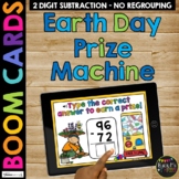 Earth Day Activity Two Digit Subtraction Boom Cards™ Math 