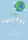 Earth Day Activity | centers | drawing activity