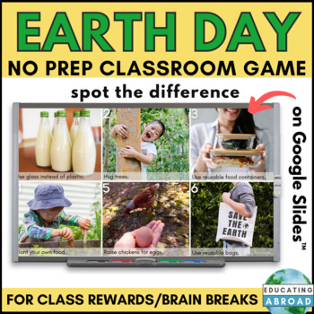 Preview of Earth Day Activity to Focus on Oral Language and Attention to Detail