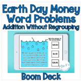 Earth Day Addition Word Problems - No Regrouping  Digital 