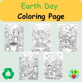 Earth Day Adventures:  Fun activities Coloring Pages