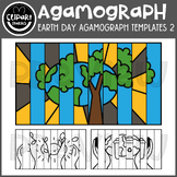 Earth Day Agamograph Color by Code Template Cliparts - Com