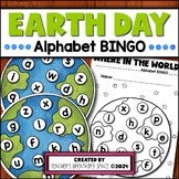 Earth Day Alphabet Bingo  |  24 Unique Bingo Cards in Colo