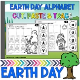 Earth Day Alphabet Practice Cut, Paste & Trace