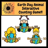 Earth Day Animal Interactive Counting Game Numbers 1-10: C