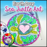 Earth Day Art Lesson, Sea Turtle Art Project Activity for 