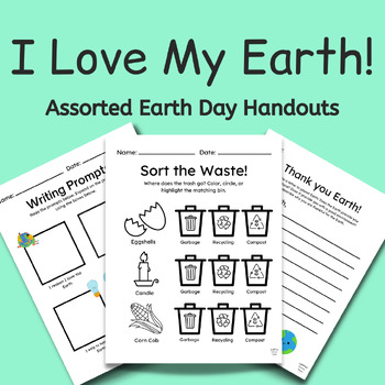 Preview of Earth Day Assorted Handouts