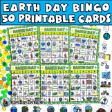 Earth Day BINGO with 50 Individual Boards and Calling Card