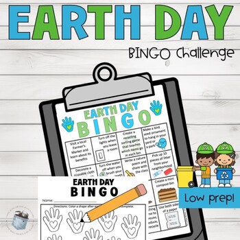 Preview of Earth Day BINGO Challenge LOW PREP