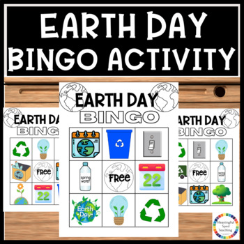 Preview of Earth Day Bingo Cards Game Activity | Printable and Digital |