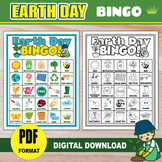 Earth Day Bingo Game | 25 Different Bingo Cards | Earth Da