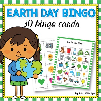 Preview of Earth Day Bingo Game Earth Day Activities for Kindergarten