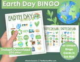 Earth Day Bingo Instant Download