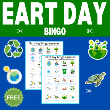 Preview of Earth Day Bingo for Kids