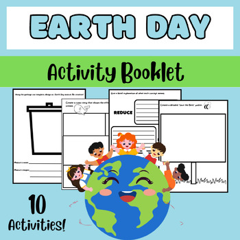 Preview of Earth Day Booklet - Creative Writing/Drawing Activities (Grades 3,4,5,6)