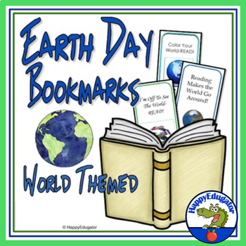 Preview of Earth Day Bookmarks
