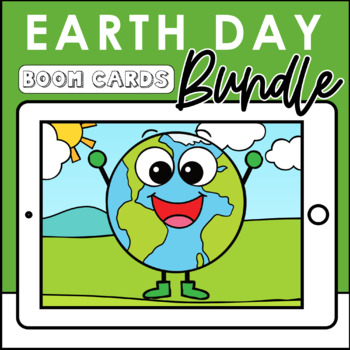 Preview of Earth Day Boom Card Bundle | Speech Therapy