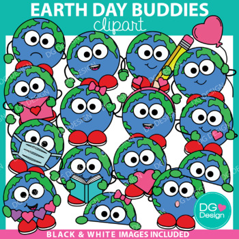 Preview of Earth Day Buddies Clipart
