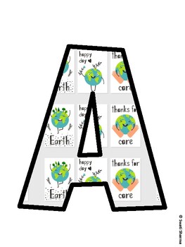 Preview of Earth Day Bulletin Board Décor Kit, Earth Day Bulletin Board Letters