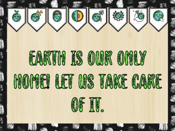 Preview of Earth Day Bulletin Board Kit & Door Décor, EARTH IS OUR ONLY HOME!
