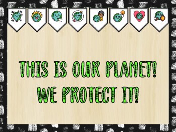 Preview of Earth Day Bulletin Board Kit & Door Décor, THIS IS OUR PLANET!