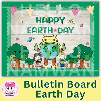 Preview of Earth Day Bulletin Board Kit, Earth Day Craft, Earth Day Clipart