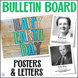 Earth Day 2024 Bulletin Board Letters & Famous Conservatio