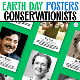 Earth Day 2024 Bulletin Board Posters Famous Conservationi