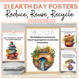 Earth Day Bulletin Board Posters Reduce Reuse Recycle Apri