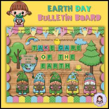 Preview of Earth Day Bulletin Board, Spring Earth Day Bulletin Boards kids