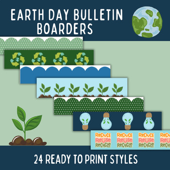Preview of Earth Day Bulletin Boarders | April Bulletin Board