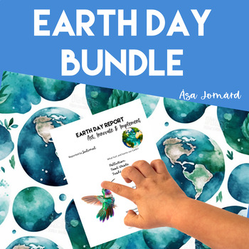 Preview of Earth Day Bundle Activities  | Nonfiction | Math | Geometry | Games