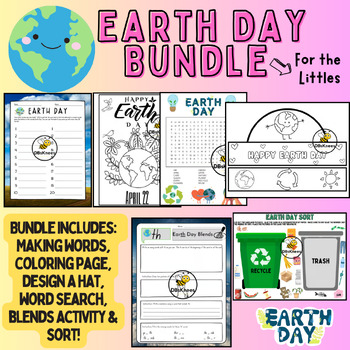 Preview of Earth Day Bundle (For the Littles)