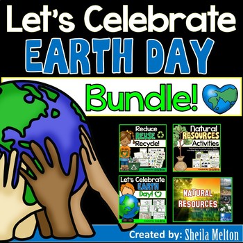 Preview of Earth Day Bundle, Recycle, Reduce, Reuse, Natural Resources Activities