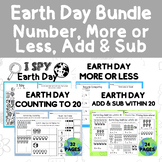 Earth Day Bundle l Counting l Ten frames l More or Less l 