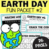 Earth Day Busy Packet  - Fun March Morning Work for 2nd an
