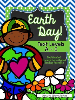 Preview of Earth Day!: CCSS Aligned Leveled Reading Passages and Activities Levels A-I